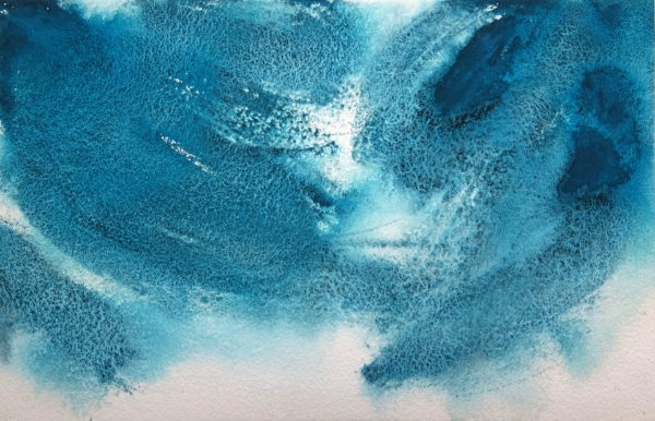 Picture of Mijello Tourmaline Two Tone Granulation Watercolour - Wave Turquoise 15ml SR-D (W826)