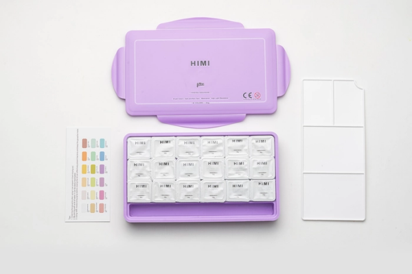 Picture of MIYA HIMI GOUACHE PASTEL PAINT SET 18X30GMS-PURPLE