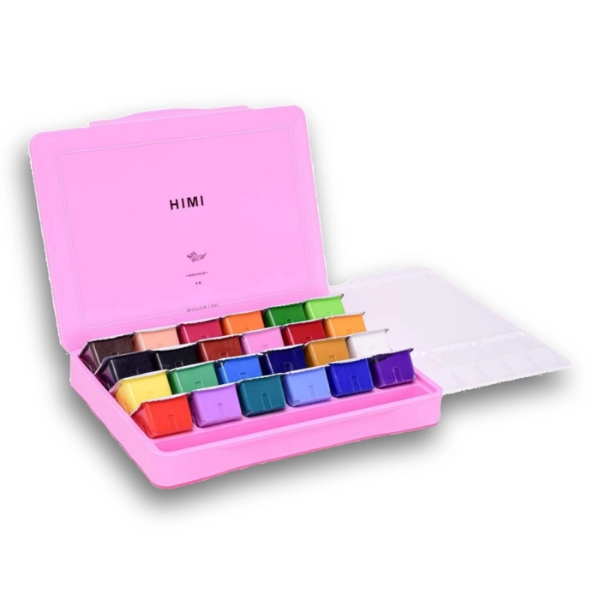 Picture of MIYA HIMI GOUACHE PAINT COLORS SET 24X30ML-PINK