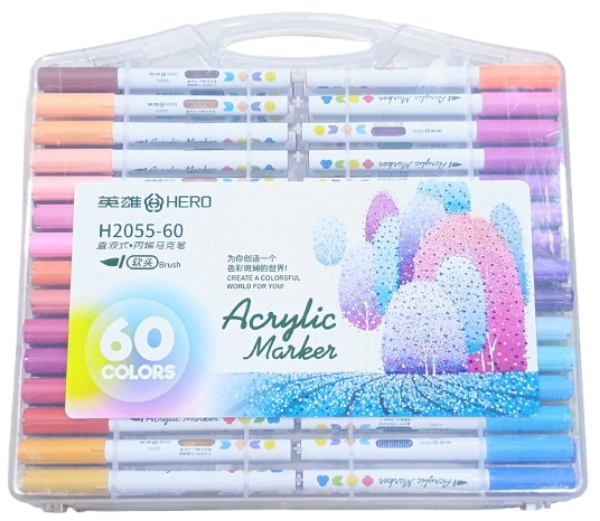 Picture of HERO Acrylic Marker pen Set of 60 H2055 - 60