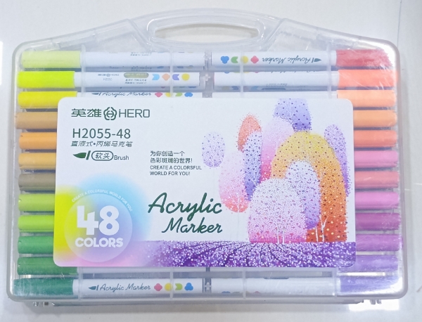 Picture of HERO Acrylic Marker pen Set of 48 H2055 - 48