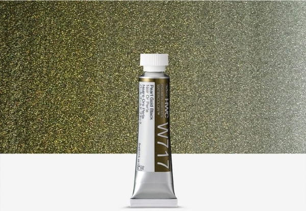 Picture of HOLBEIN AWC 5ML PEARL GOLD BLACK C-W717