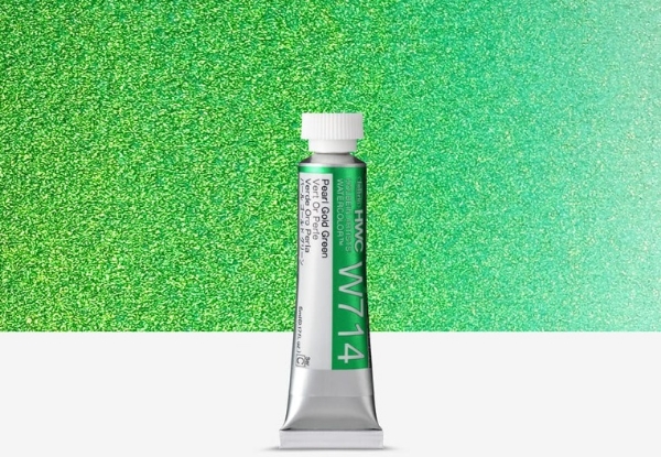 Picture of HOLBEIN AWC 5ML PEARL GOLD GREEN C-W714