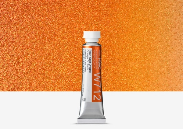 Picture of HOLBEIN AWC 5ML PEARL GOLD ORANGE C-W712