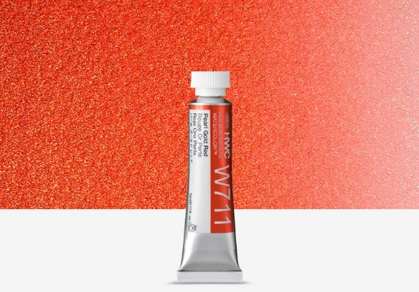 Picture of HOLBEIN AWC 5ML PEARL GOLD RED C-W711
