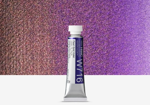 Picture of HOLBEIN AWC 5ML PEARL GOLD VIOLET C-W716