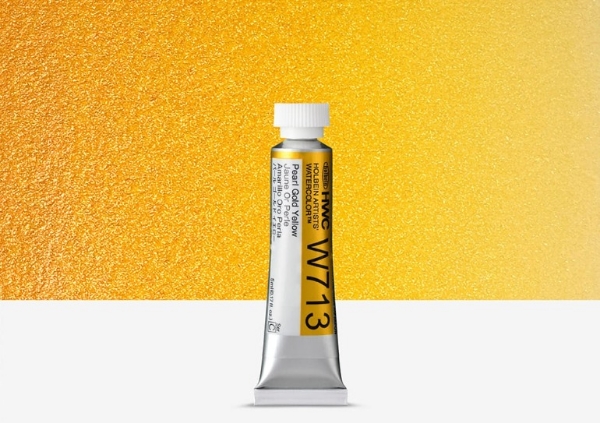Picture of HOLBEIN AWC 5ML PEARL GOLD YELLOW C-W713
