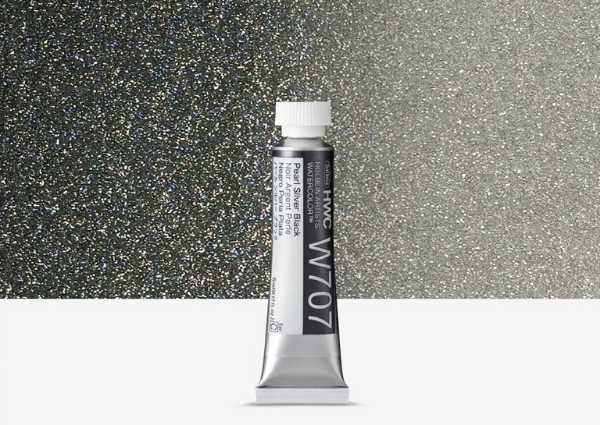 Picture of HOLBEIN AWC 5ML PEARL SILVER BLACK C-W707