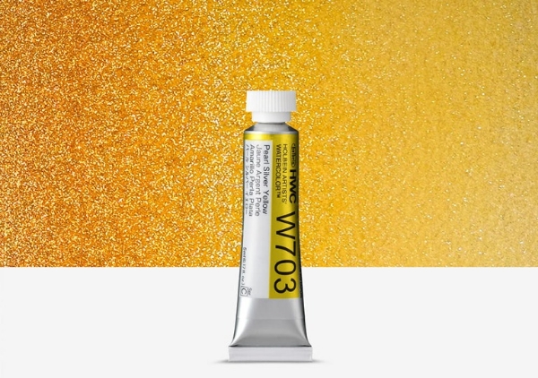 Picture of HOLBEIN AWC 5ML PEARL SILVER YELLOW C-W703