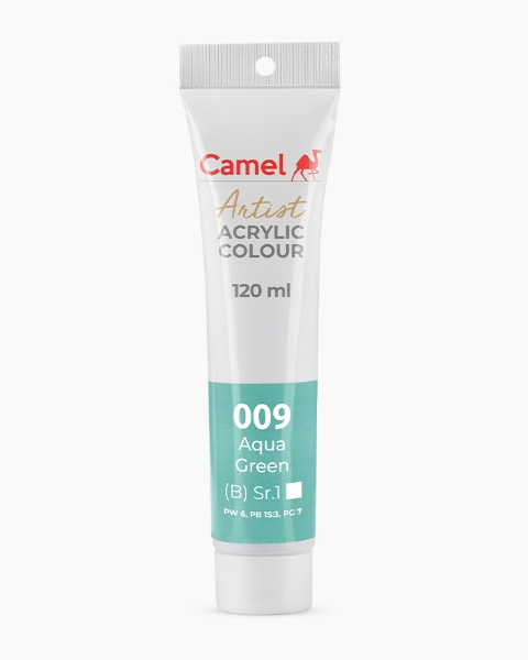 Picture of Camlin Artist Acrylic Colour 120ml - SR1 Aqua Green (009)