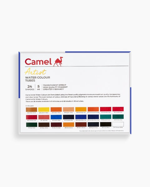 Picture of Camlin Artist Water Colour - Set of 24 (5ml)