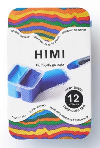 Picture of MIYA HIMI GOUACHE TWIN CUP VERY BASIC 12X12GM-TST230